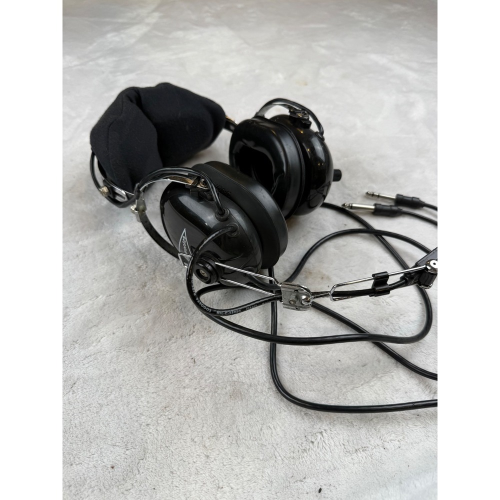 Sigtronics S-20 Aviation Headset Pilot Headphones Black Made in USA Boom Mic